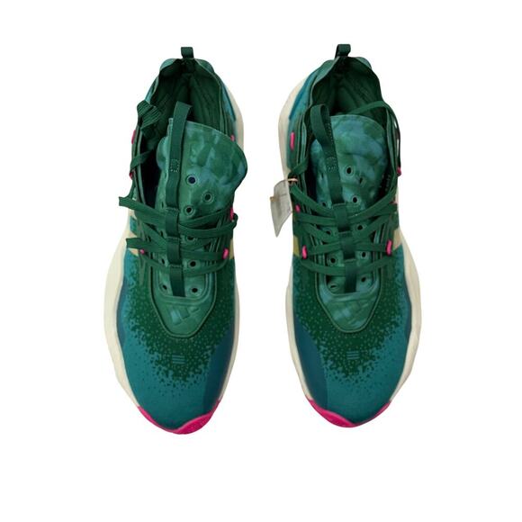 Adidas Trae Young 3 Sneakers Men 11.5 \'96 Olympics Basketball Green‎ Pink NWT main image 4